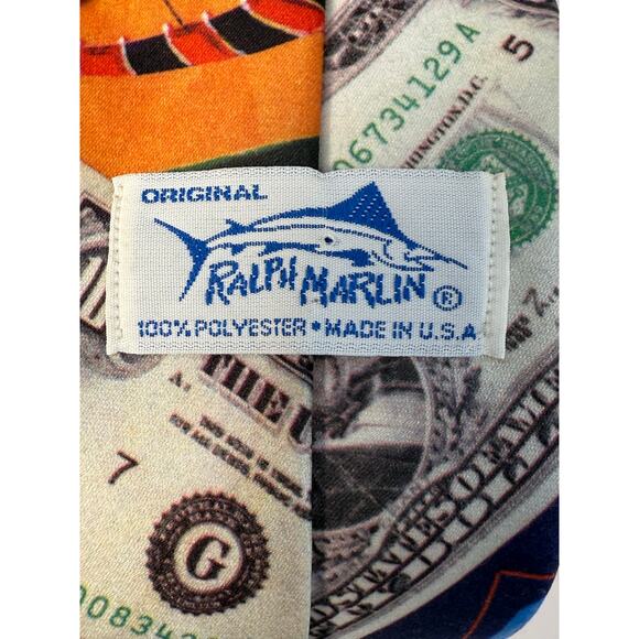 Vintage 1994 Ralph Marlin Gambling Casino Cards Slots‎ Poker Dice Vegas Neck Tie - Picture 7 of 8
